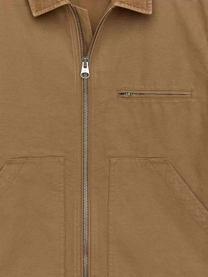 Chaqueta de lona de algodón Chaqueta de lona de algodón