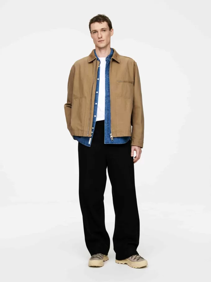 Chaqueta de lona de algodón Chaqueta de lona de algodón