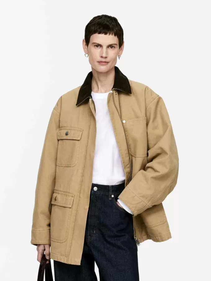 Chaqueta de lona forrada Chaqueta de lona forrada