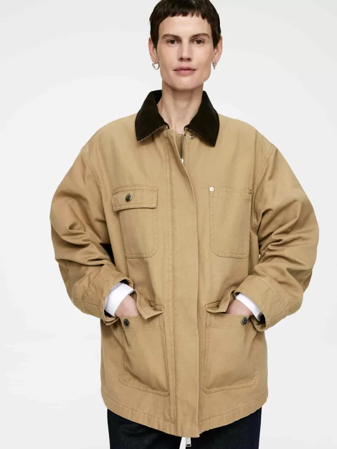 Chaqueta de lona forrada Chaqueta de lona forrada