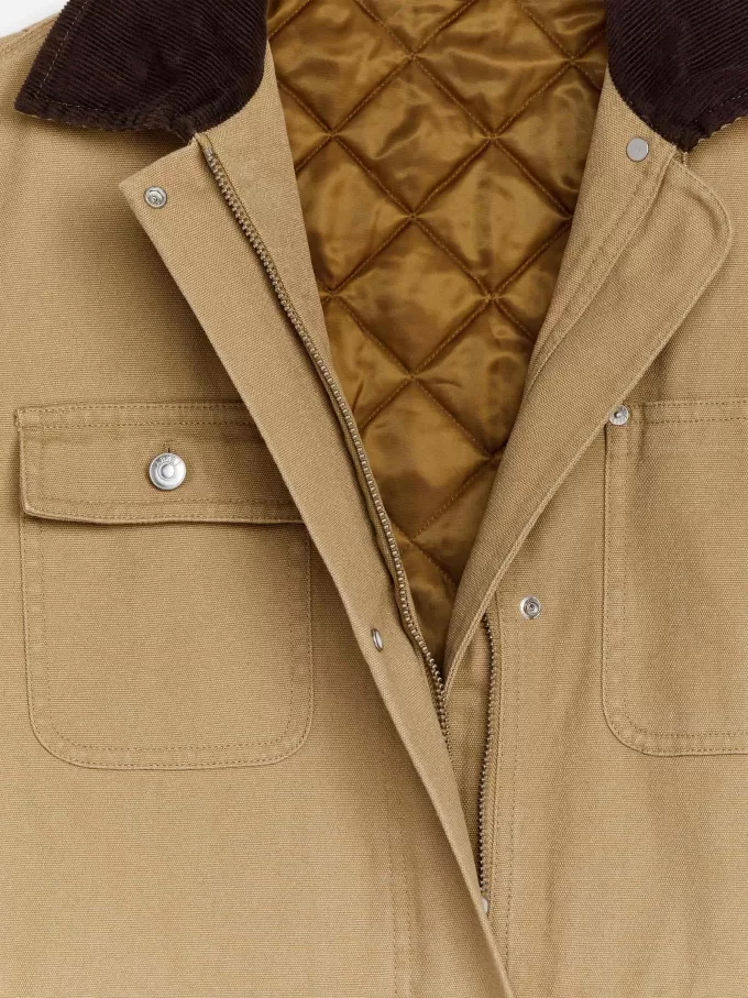 Chaqueta de lona forrada Chaqueta de lona forrada