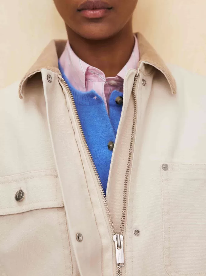 Chaqueta de lona forrada Chaqueta de lona forrada