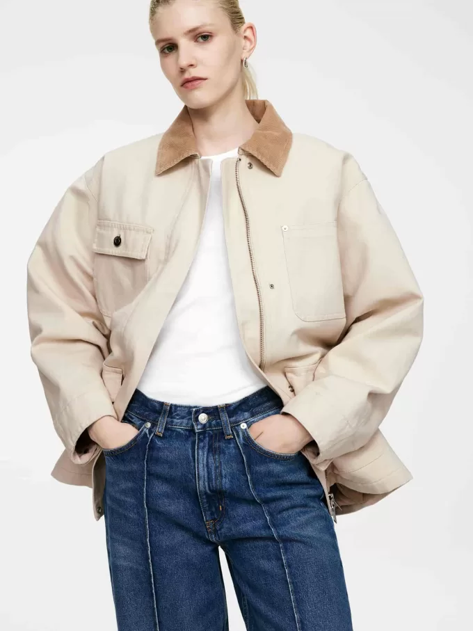 Chaqueta de lona forrada Chaqueta de lona forrada