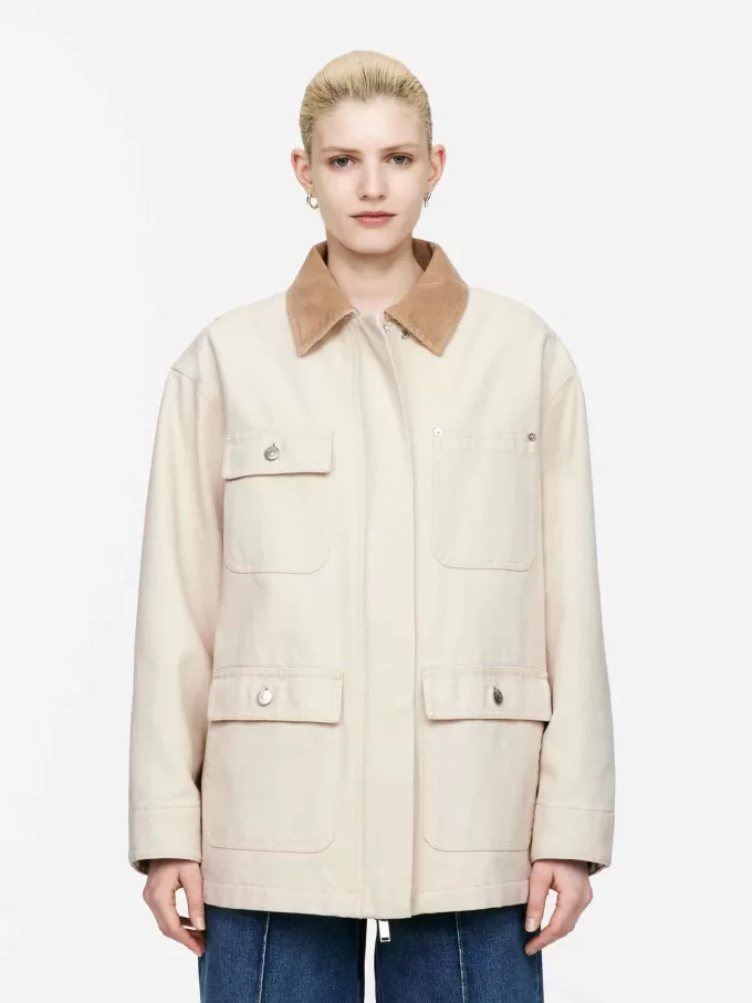 Chaqueta de lona forrada Chaqueta de lona forrada