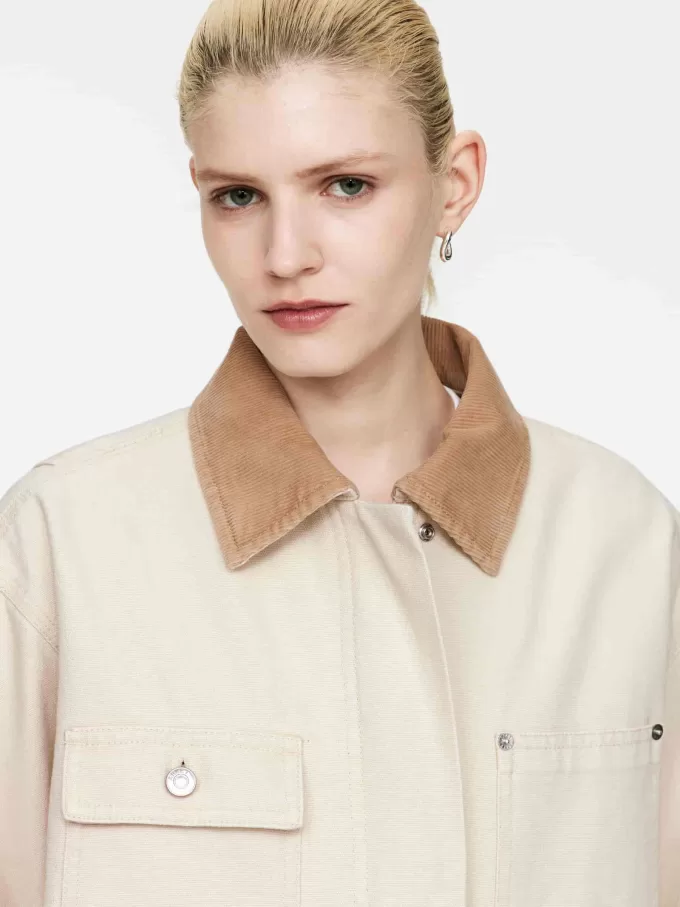 Chaqueta de lona forrada Chaqueta de lona forrada