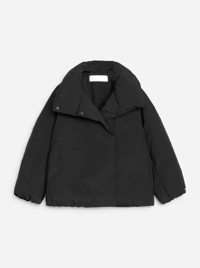 Chaqueta de plumón reciclado con cuello alto Chaqueta de plumón reciclado con cuello alto