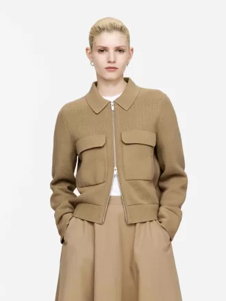 Chaqueta de punto de algodón Chaqueta de punto de algodón