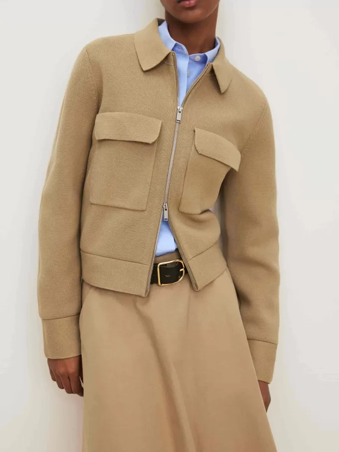 Chaqueta de punto de algodón Chaqueta de punto de algodón