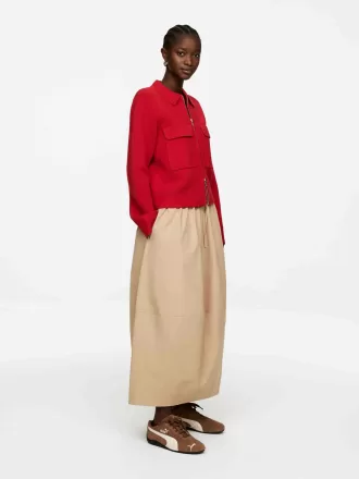 Chaqueta de punto de algodón