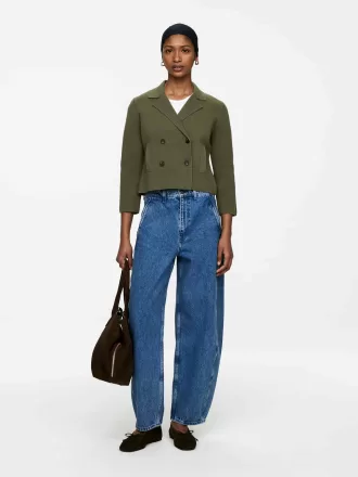 Chaqueta de punto de algodón