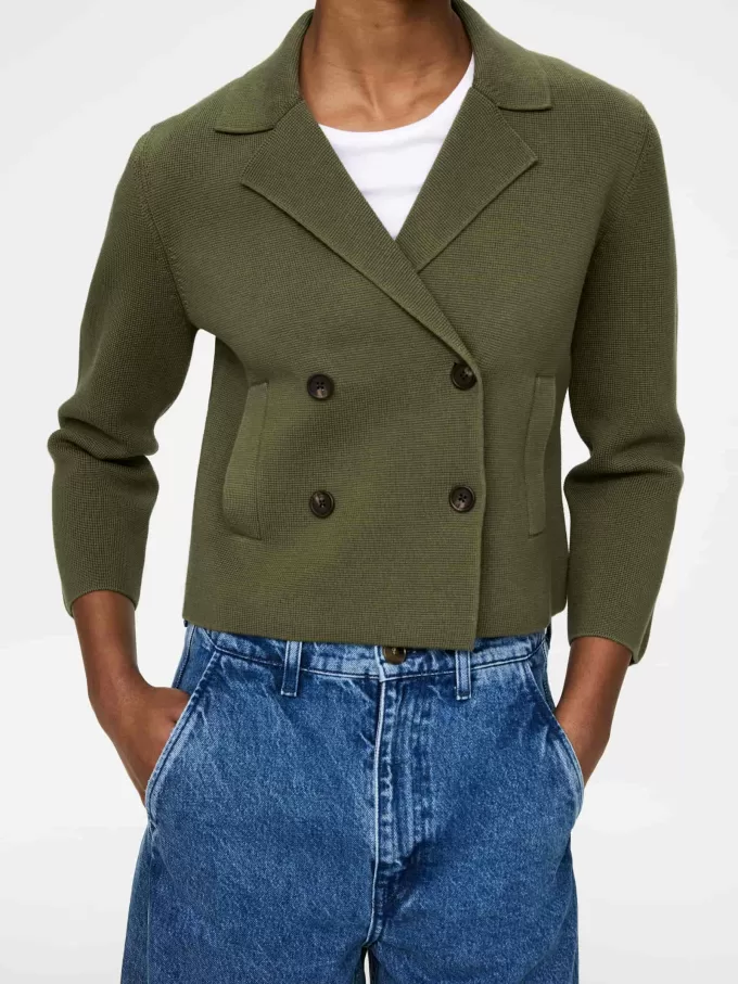 Chaqueta de punto de algodón Chaqueta de punto de algodón