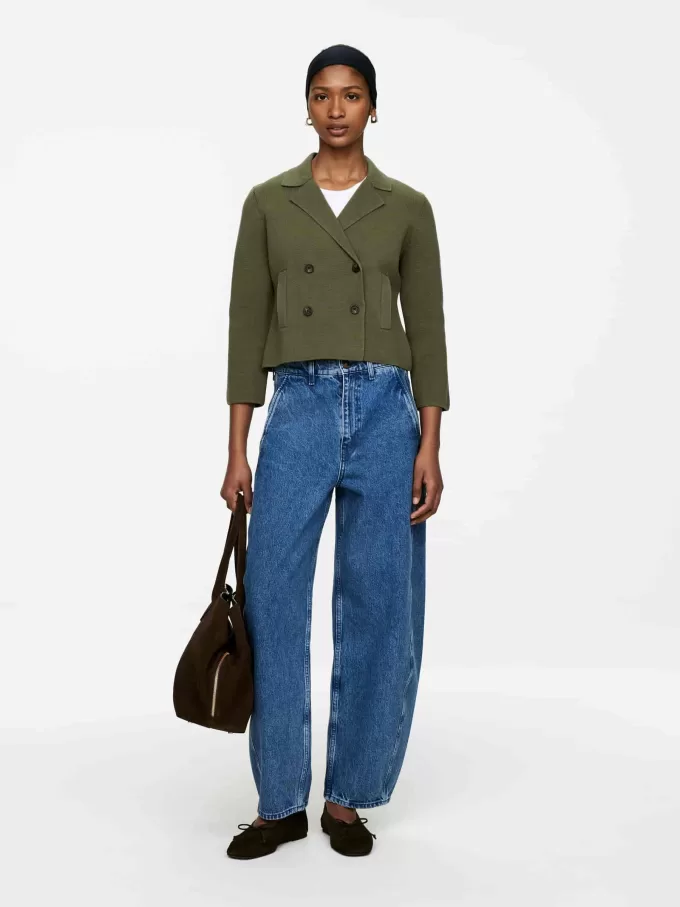 Chaqueta de punto de algodón Chaqueta de punto de algodón