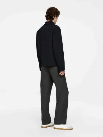 Chaqueta doble de mezcla de lana