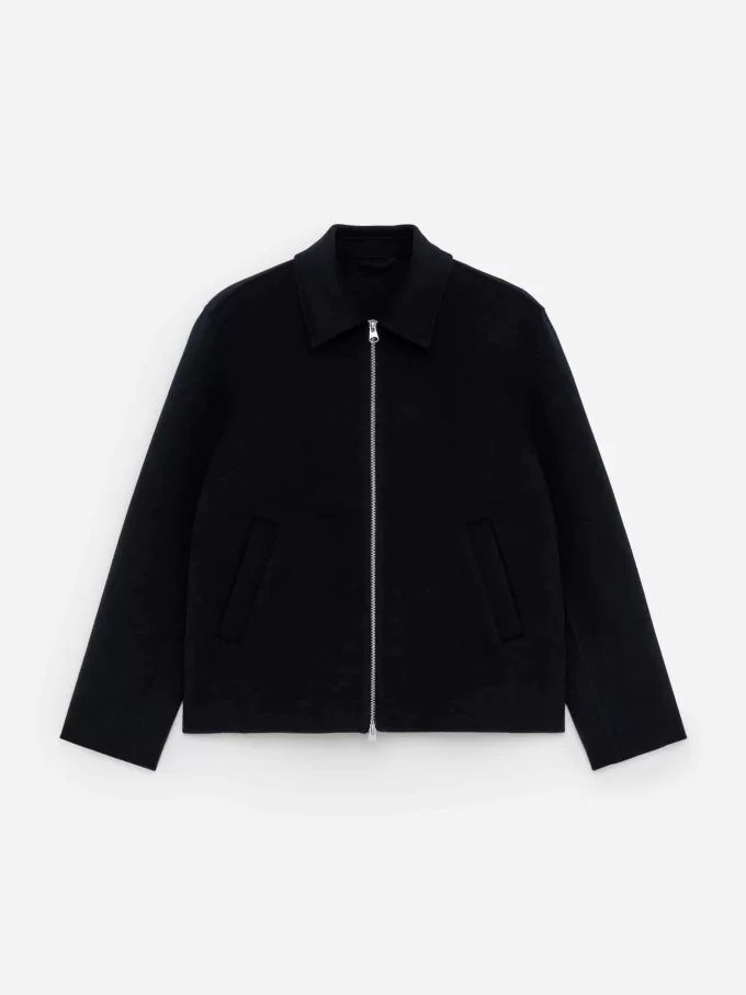 Chaqueta doble de mezcla de lana Chaqueta doble de mezcla de lana