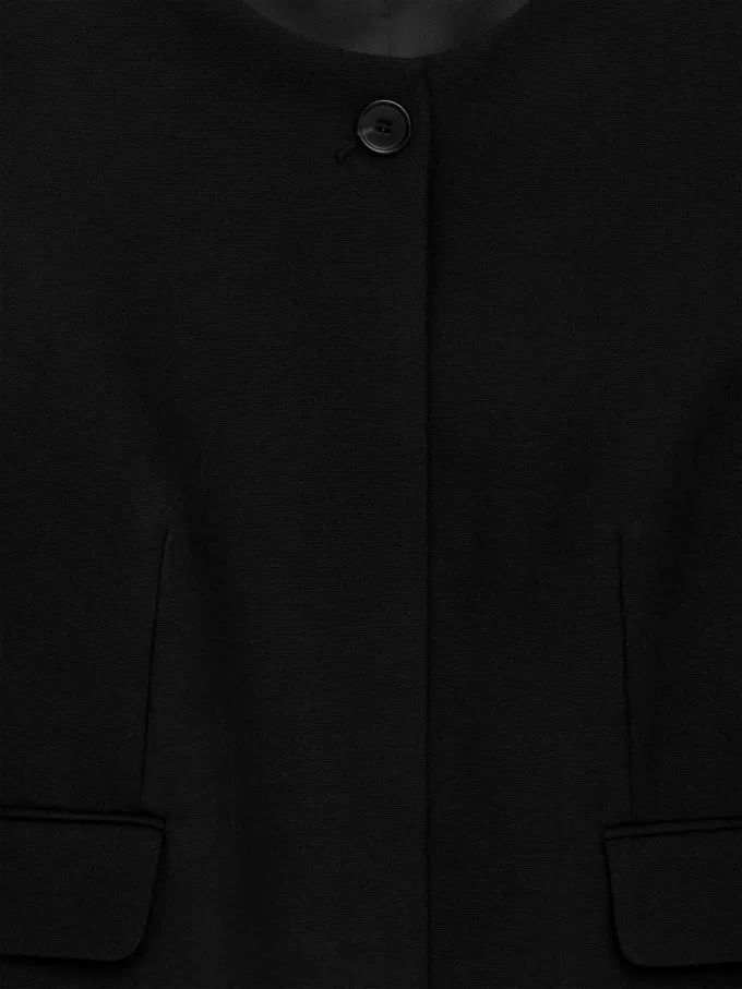 Chaqueta sin cuello Chaqueta sin cuello