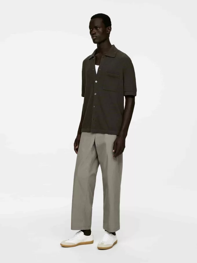 Chinos relajados de mezcla de algodón Chinos relajados de mezcla de algodón