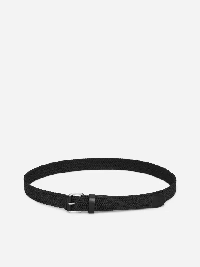 Cinturón con detalles de cuero trenzado