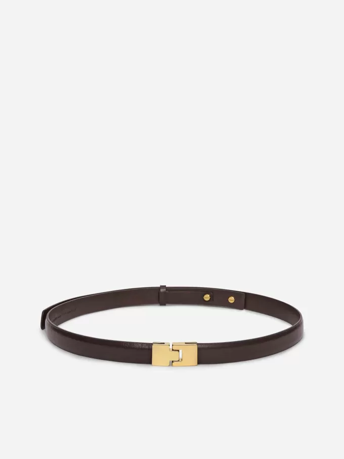 Cinturón de piel con hebilla Cinturón de piel con hebilla