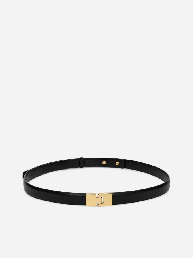 Cinturón de piel con hebilla Cinturón de piel con hebilla