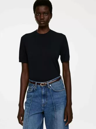 Cinturón de piel de cocodrilo