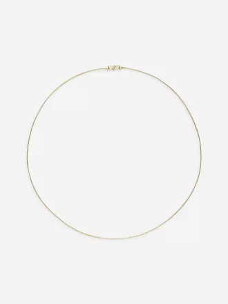 Collar de cadena bañado en oro Collar de cadena bañado en oro