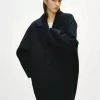 Abrigo oversize en mezcla de lana Abrigo oversize en mezcla de lana