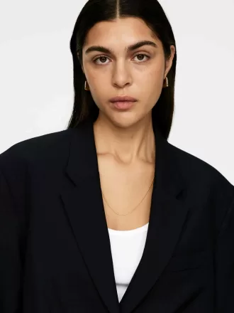 Collar de cadena bañado en oro Collar de cadena bañado en oro