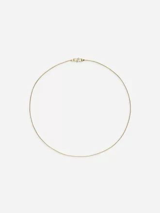 Collar de cadena bañado en oro Collar de cadena bañado en oro