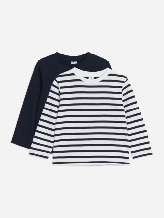 Conjunto de 2 camisetas de manga larga