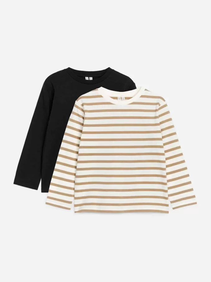 Conjunto de 2 camisetas de manga larga Conjunto de 2 camisetas de manga larga