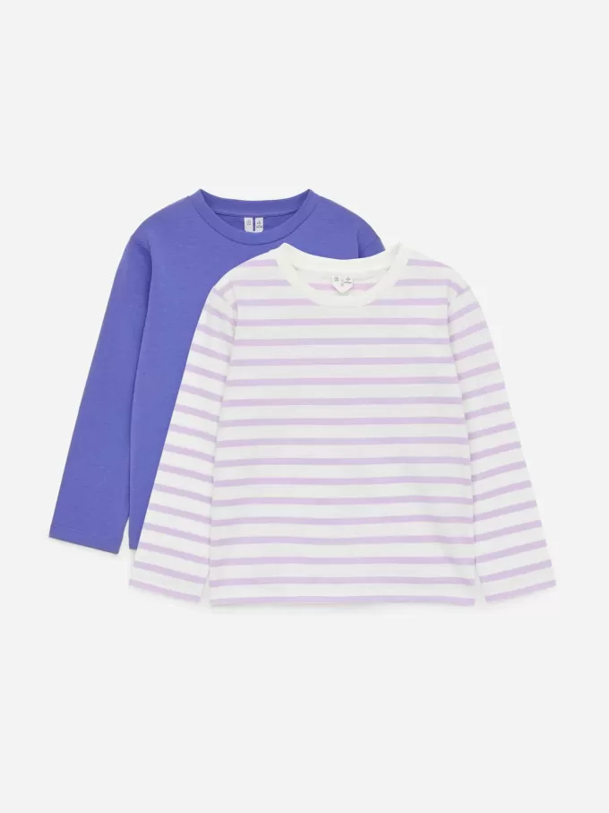 Conjunto de 2 camisetas de manga larga Conjunto de 2 camisetas de manga larga