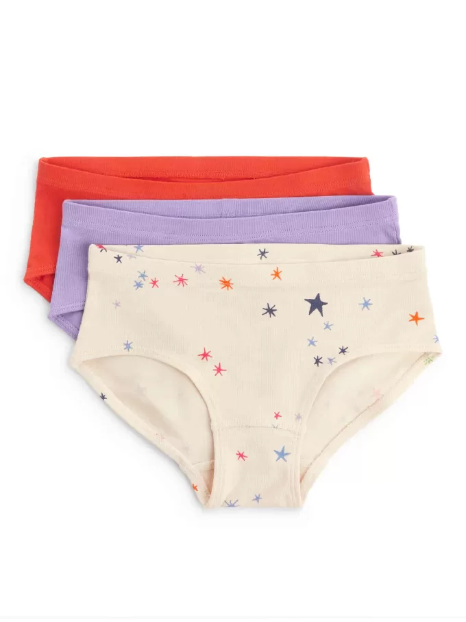 Conjunto de 5 calzoncillos de punto de algodón Conjunto de 5 calzoncillos de punto de algodón