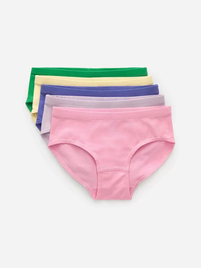 Conjunto de 5 calzoncillos de punto de algodón Conjunto de 5 calzoncillos de punto de algodón