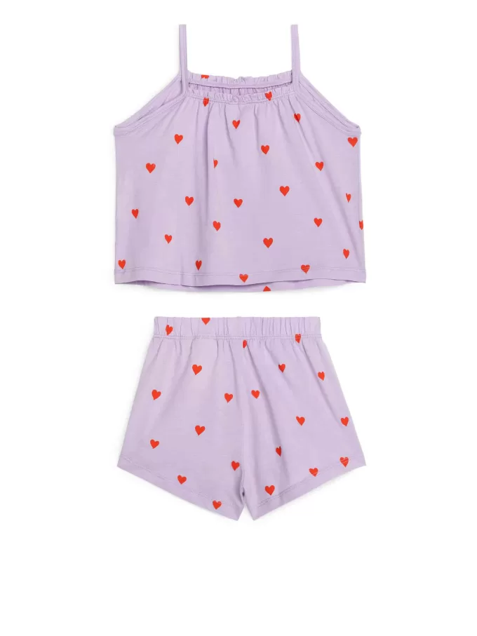 Conjunto de pijama de algodón Conjunto de pijama de algodón