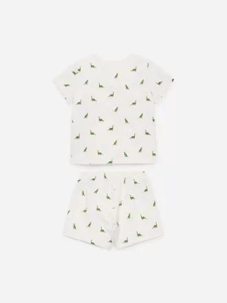 Conjunto de pijama de punto corto Conjunto de pijama de punto corto