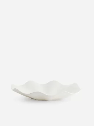 Cuenco de gres ondulado