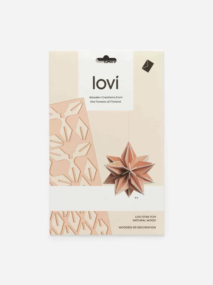 Decoración Estrella Lovi 7 cm Decoración Estrella Lovi 7 cm