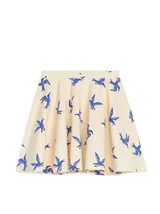 Falda De Jersey Estampada