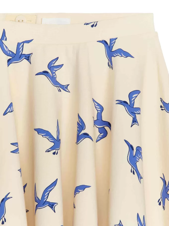 Falda De Jersey Estampada