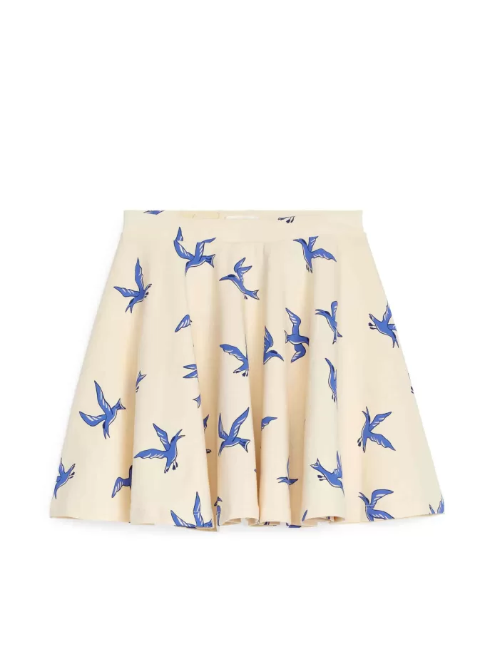 Falda De Jersey Estampada