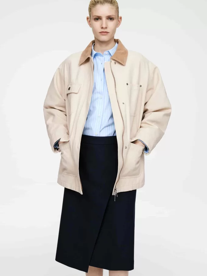 Falda cruzada de lana Falda cruzada de lana