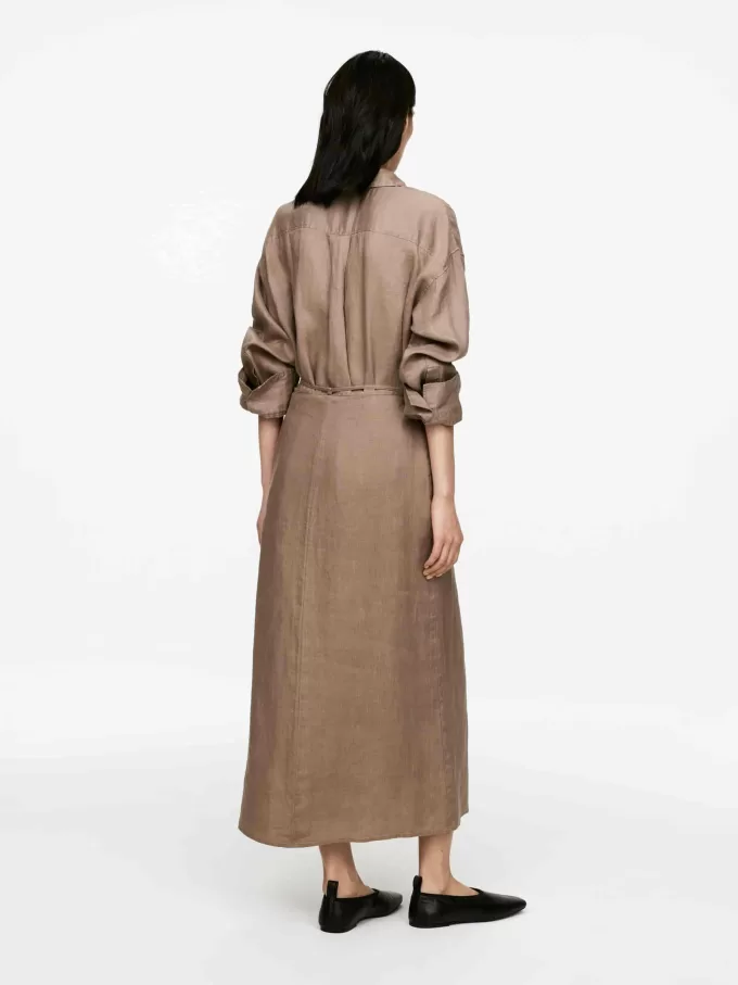 Falda cruzada de lino Falda cruzada de lino