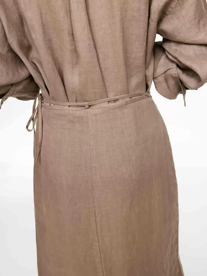 Falda cruzada de lino Falda cruzada de lino