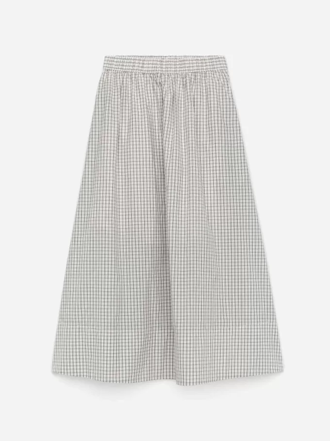 Falda evasé de algodón Falda evasé de algodón