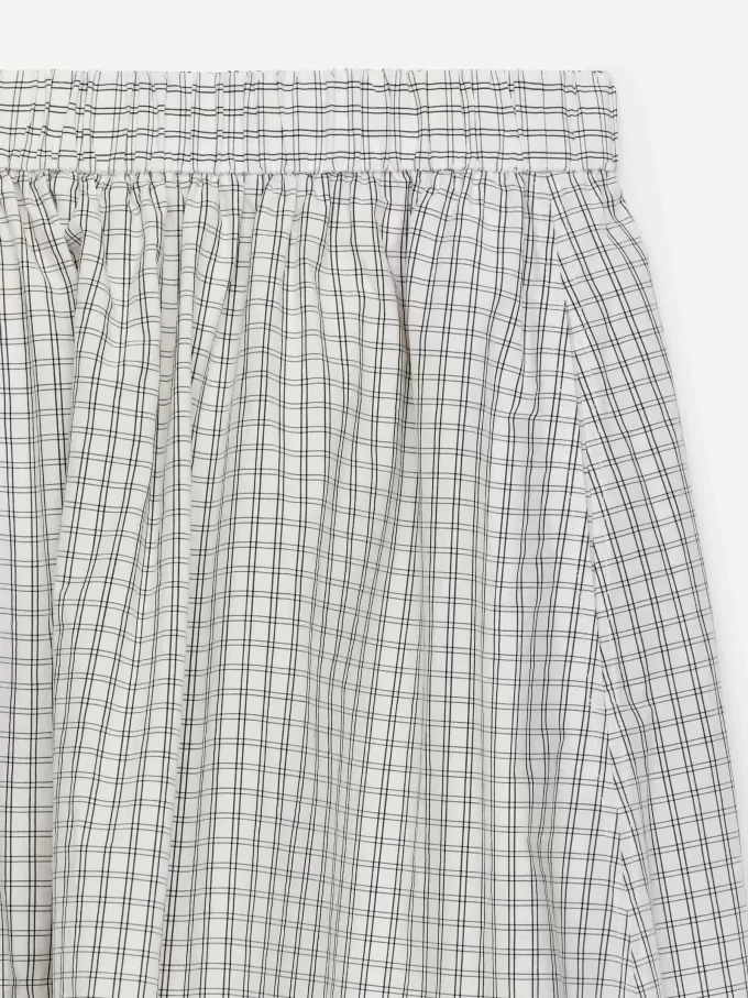 Falda evasé de algodón Falda evasé de algodón