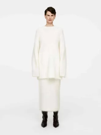 Falda mezcla de lana y mohair