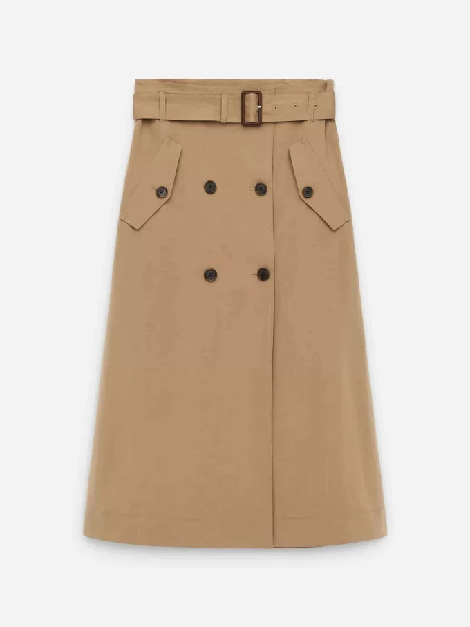 Falda midi cruzada Falda midi cruzada