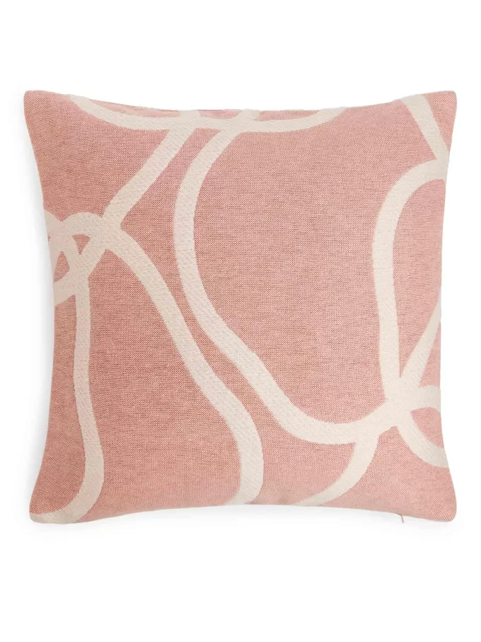 Funda de cojín de lana de algodón 50 x 50 cm Funda de cojín de lana de algodón 50 x 50 cm