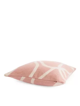 Funda de cojín de lana de algodón 50 x 50 cm