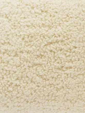 Funda de cojín de lana y algodón